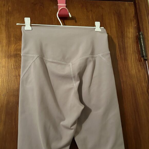 Girlfriend Collective Leggings Tan Latte Light Brown Small 7/8 High Rise Active - Picture 6 of 9